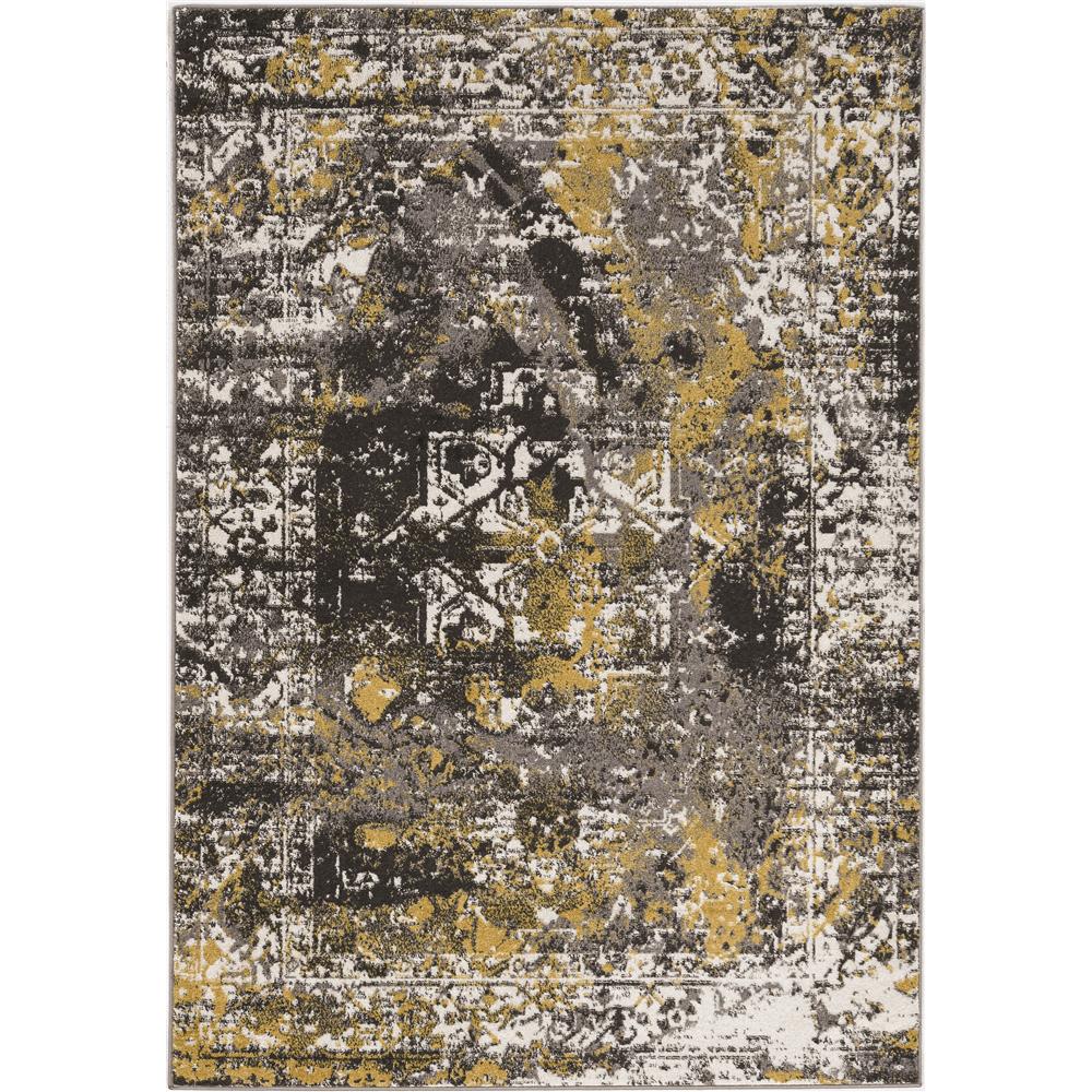 KAS 6439 Skyline 5 ft. 3 in. X 7 ft. 7 in. Area Rug in Grey Traditions
